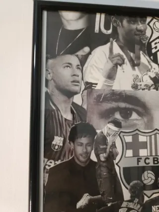 Cuadro de Neymar jr, deporte.