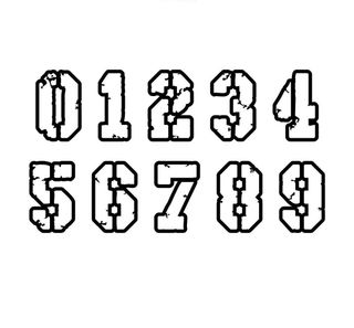 2 Pegatinas Dorsal Moto 08