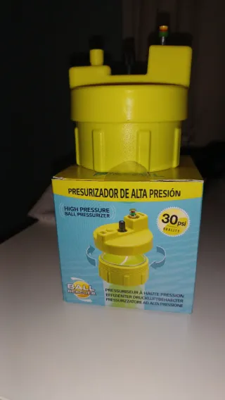 Presurizador de pelotas de padel y tenis