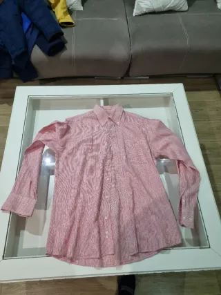 Camisa De cuadros Azules y Verdes Talla 16