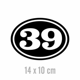 Pegatinas dorsal moto 39