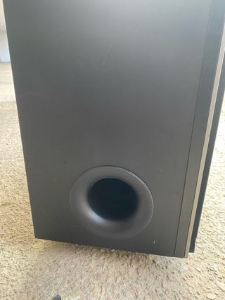 Subwofer LG caja negra madera