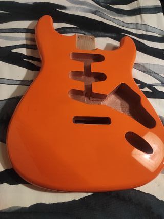 Cuerpo Guitarra Eléctrica Stratocaster Naranja