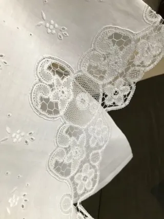 2 Coppie asciugamani/tende lino e Cantù