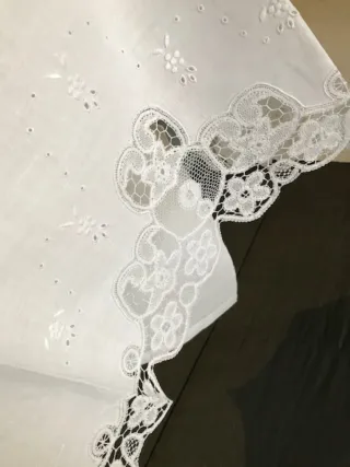 2 Coppie asciugamani/tende lino e Cantù