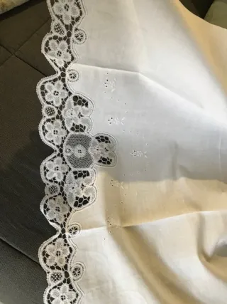 2 Coppie asciugamani/tende lino e Cantù