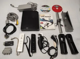 Lote Nintendo Wii Retrocompatible negra