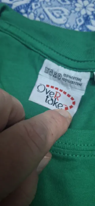 4 t shirt verdi diverse tonalità in cotone