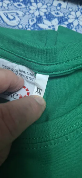 4 t shirt verdi diverse tonalità in cotone