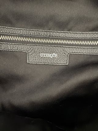 Mochila Uterqüe Piel Negra
