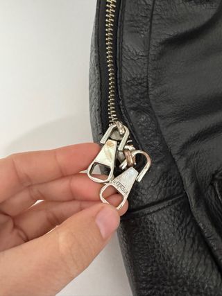 Mochila Uterqüe Piel Negra