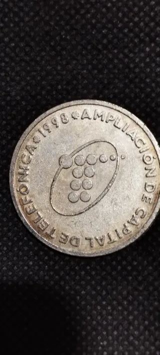 Moneda Conmemorativa de Telefónica.