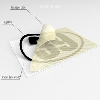 2 pegatinas dorsal moto