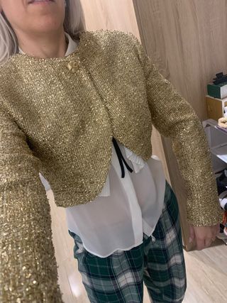 Chaqueta dorada L