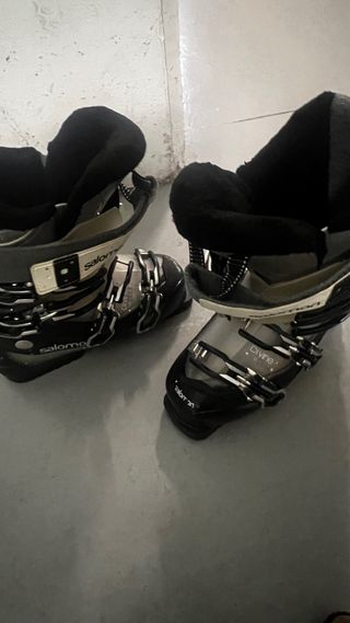 Esquís carving mujer con fijaciones incluidas