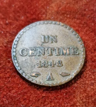 Moneta 1 centesimo 1848 Francia
