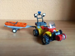 513. Playmobil boogie quad 4x4 de rescate montaña