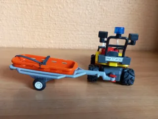 513. Playmobil boogie quad 4x4 de rescate montaña