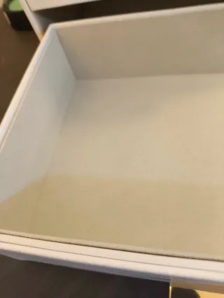 Portagioie grande bianco e oro