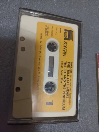 Libro y cassette ingles