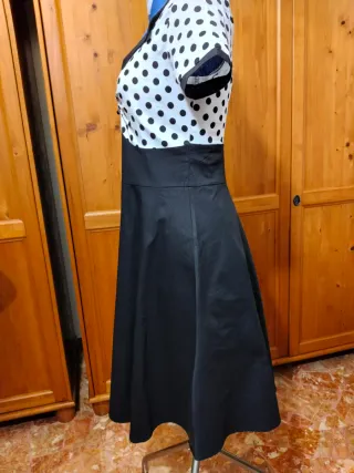 Abito stile anni 60 gonna a ruota