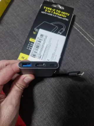 Adaptador c a hdtv 3 en 1