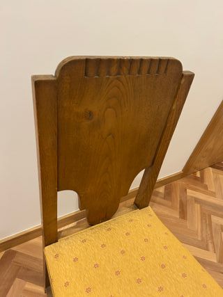 Mesa comedor extensible y sillas