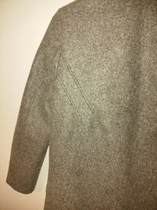Abrigo paño gris