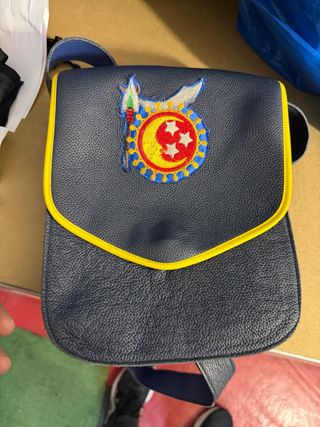 Bolso Elda Moro Realista Azul y Amarillo