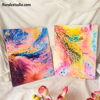 Confezione da 2 quadri astratti - Stampe