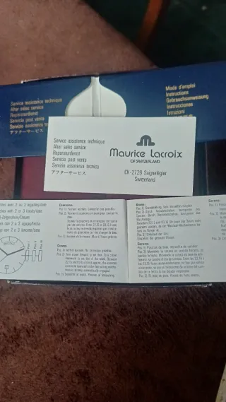 Reloj Maurice Lacroix Swiss