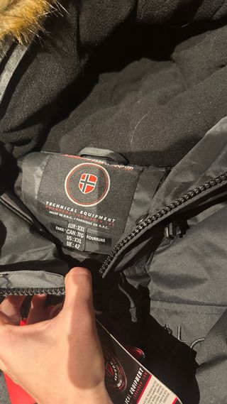 chaqueta geographical norway gris verdoso