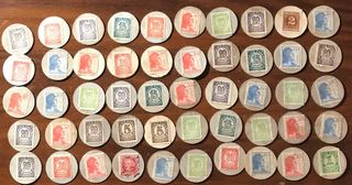 Lote 50 Monedas Carton Segunda República Fantasia