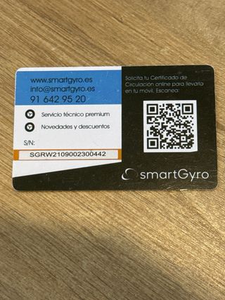 Patinete eléctrico smartGyro Speedway Certificado