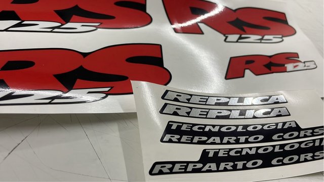 Juego Adhesivos compatibles Aprilia RS 125 Harada