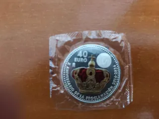 Moneda 40€ Plata Felipe VI 2024