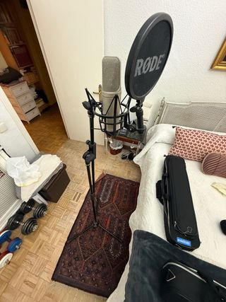 Microfono Rode NT2-A + Antipop + Supporto per microfono