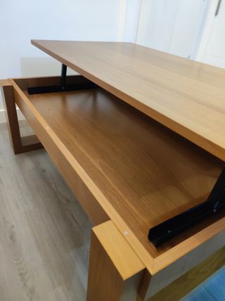 Mesa de centro elevable