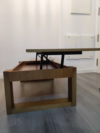 Mesa de centro elevable