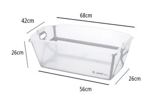 Bañera plegable bebé, patas y adaptador, Jané