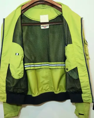 Giubbotto Estivo/Primaverile Verde Moto Giubbotto