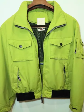 Giubbotto Estivo/Primaverile Verde Moto Giubbotto