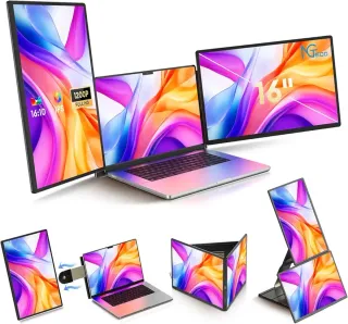 Triple Monitor portátil 16"