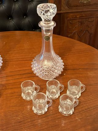 Decantador de cristal francés - Cristal D'Arques