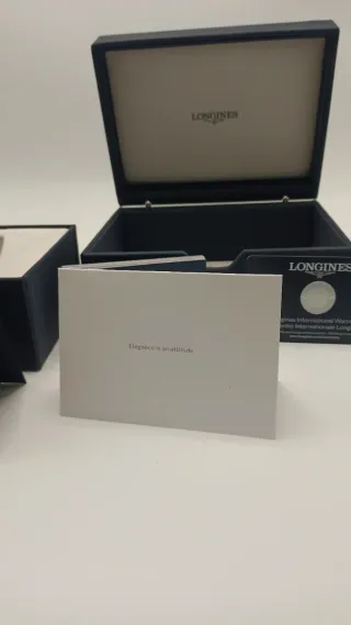 Excelente caja de reloj Longines