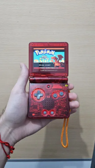 GBA SP Blaziken IPS Para Pablo