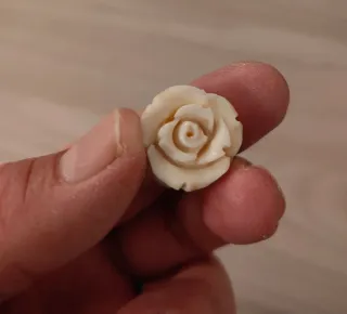 Orecchini in Avorio Vintage da Montare !