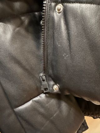 chaqueta de zara negra talla xs