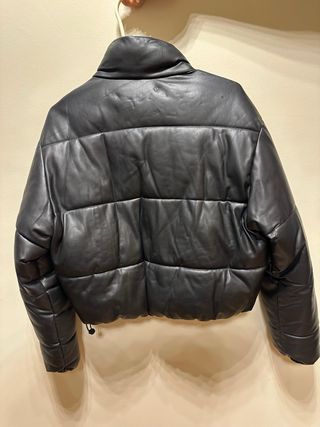 chaqueta de zara negra talla xs