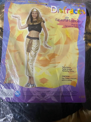 Disfraz Faraona Egipcia Atosa Talla Única